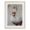 Stupell Industries Festive Jingle Goose Framed Print Under Glass, design by Petal Prints Design